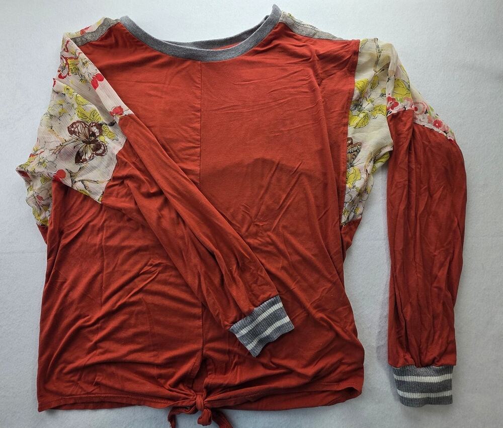 Anthropologie Tiny Long Sleeve Blouse Size M